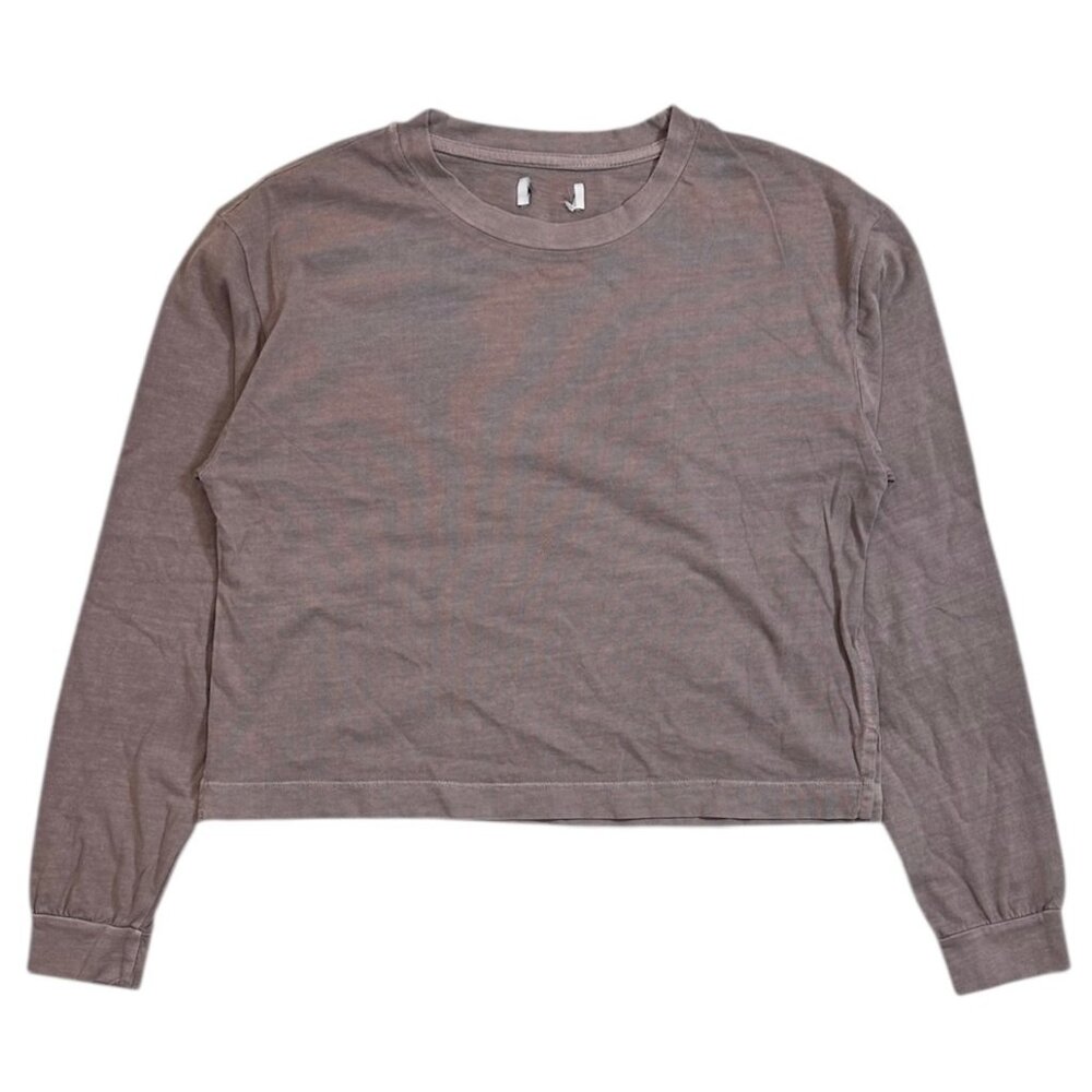 Rowan Women's Reagan Long Sleeve Oversized Boyfriend Heavyweight Top Tee T-Shirt
